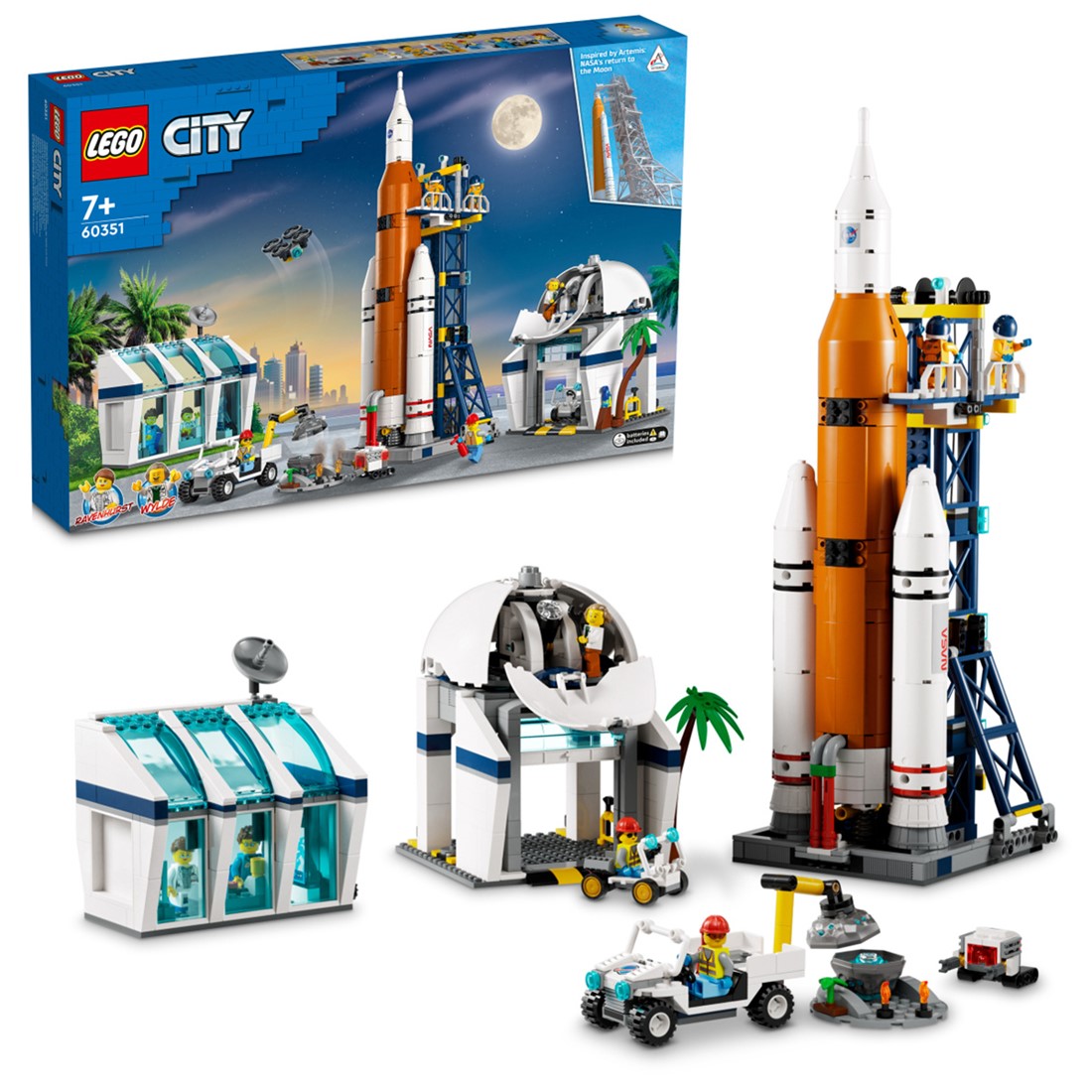 activering Klein Bekend LEGO City Raketlanceerbasis - 60351 | Uw speelgoed en LEGO specialist