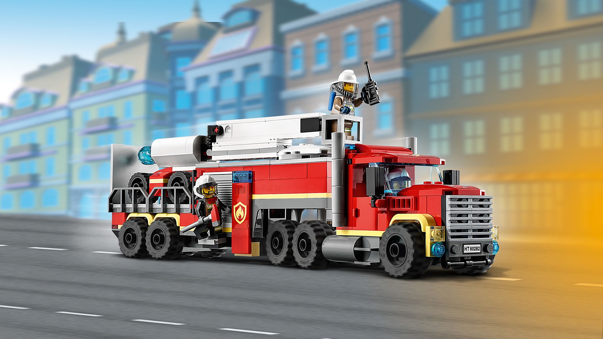 Geaccepteerd Tegenover winnaar LEGO City Grote ladderwagen - 60282 | Uw speelgoed en LEGO specialist